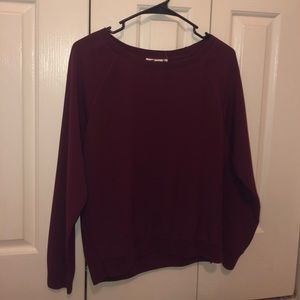 Burgundy blouse